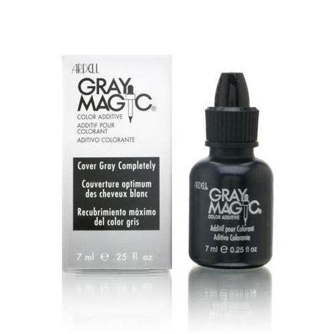 Restore Your Hair's Youthful Shine with Ardell Gray Magic Drops.